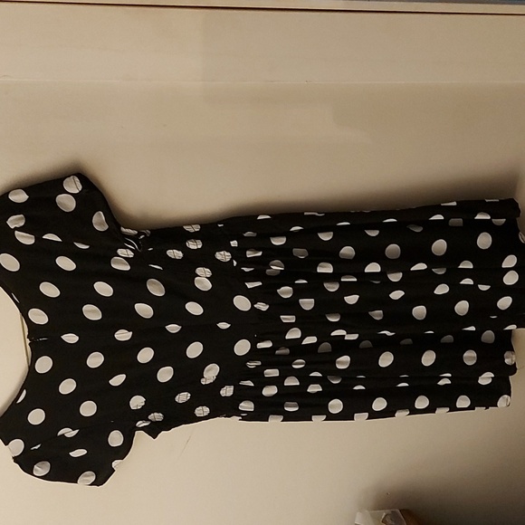 MINKPINK Polka Dress/ Black/ White/ Sz XS/ Mini/ Stretchy/ NWOT - Picture 4 of 4